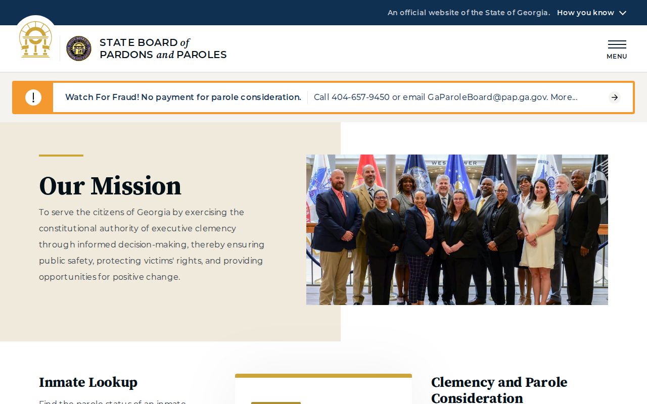 Bryan County criminal history Georgia parole authority